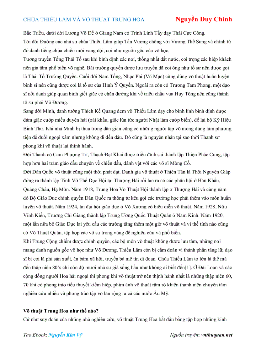 image for page Ebook CHÙA THIẾU LÂM VÀ VÕ THUẬT TRUNG HOA Nguyễn Duy Chính