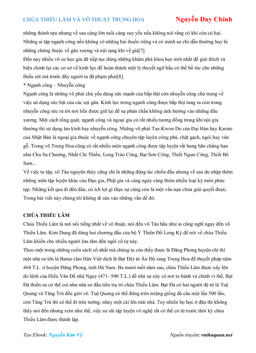 image for page Ebook CHÙA THIẾU LÂM VÀ VÕ THUẬT TRUNG HOA Nguyễn Duy Chính