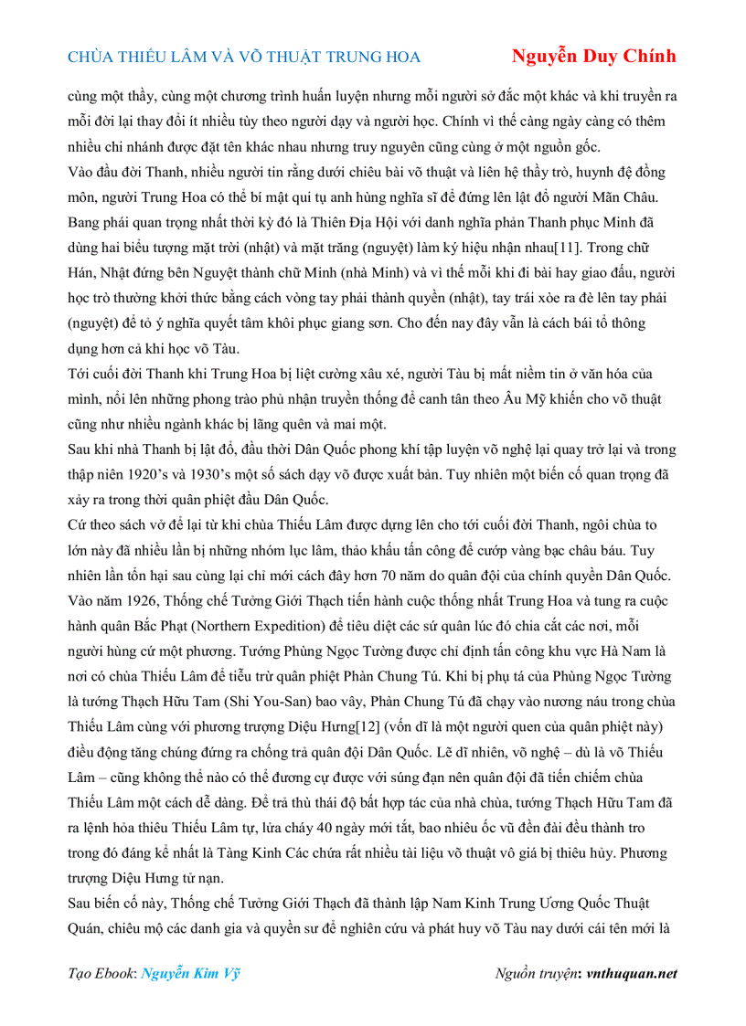 image for page Ebook CHÙA THIẾU LÂM VÀ VÕ THUẬT TRUNG HOA Nguyễn Duy Chính