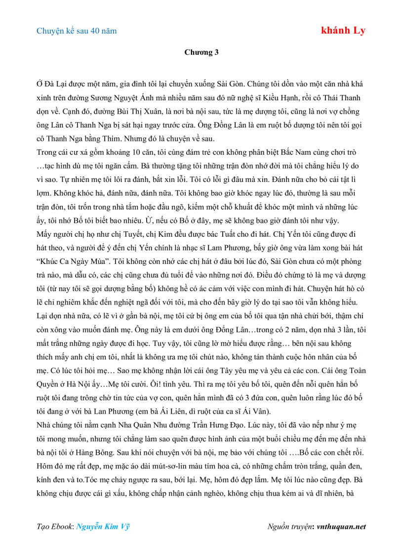 image for page Ebook Chuyện kể sau 40 năm khánh Ly