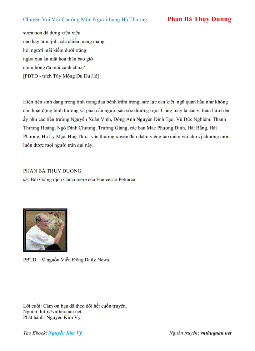 image for page Ebook Chuyện Vui Với Chưởng Môn Người Làng Hà Thượng Phan Bá Thụy Dương