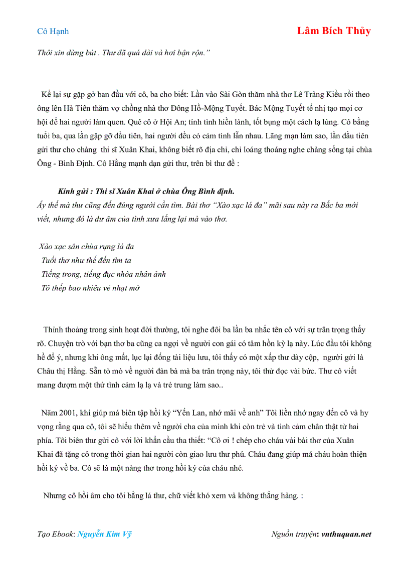 image for page Ebook Cô Hạnh Lâm Bích Thủy