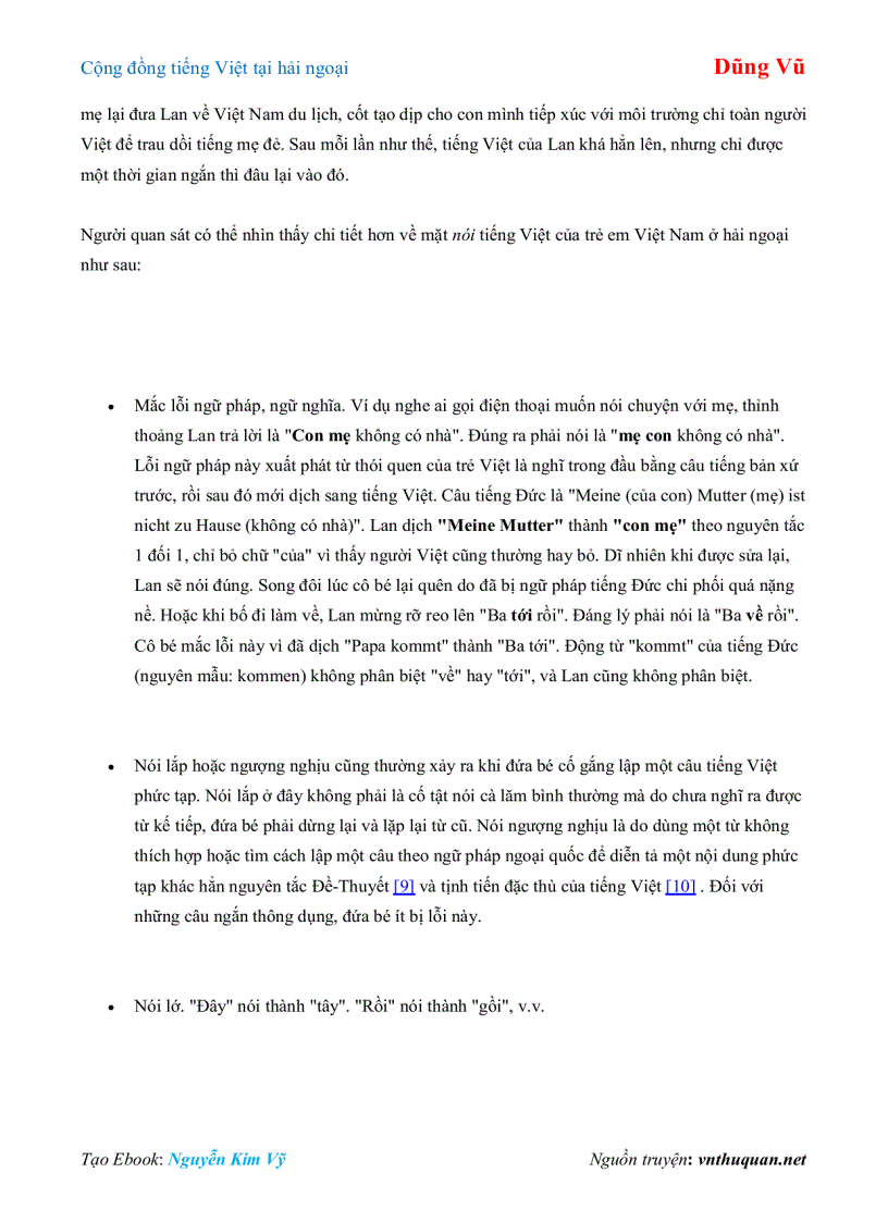 image for page Ebook Cộng đồng tiếng Việt tại hải ngoại Dũng Vũ