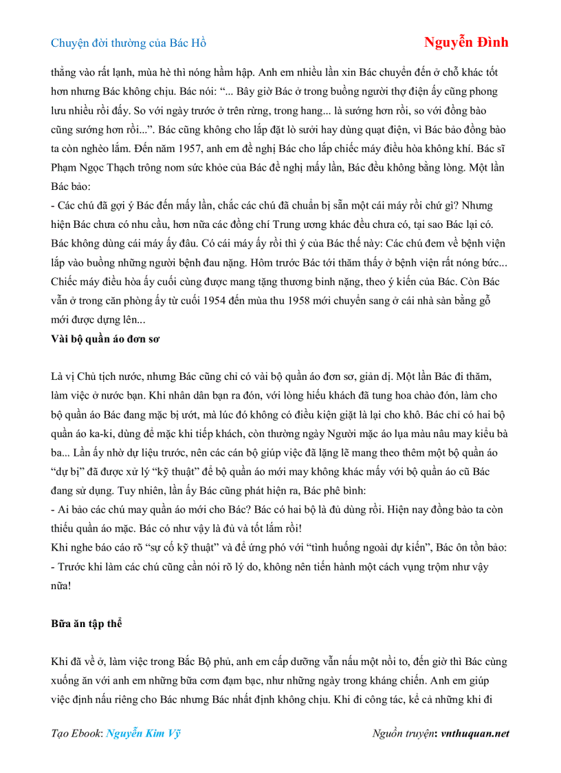 image for page Ebook Chuyện đời thường của Bác Hồ Nguyễn Đình