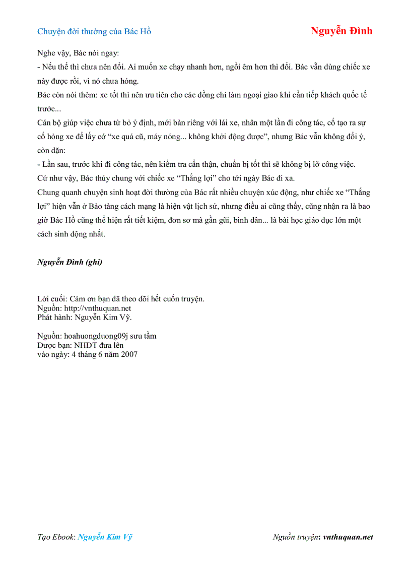 image for page Ebook Chuyện đời thường của Bác Hồ Nguyễn Đình