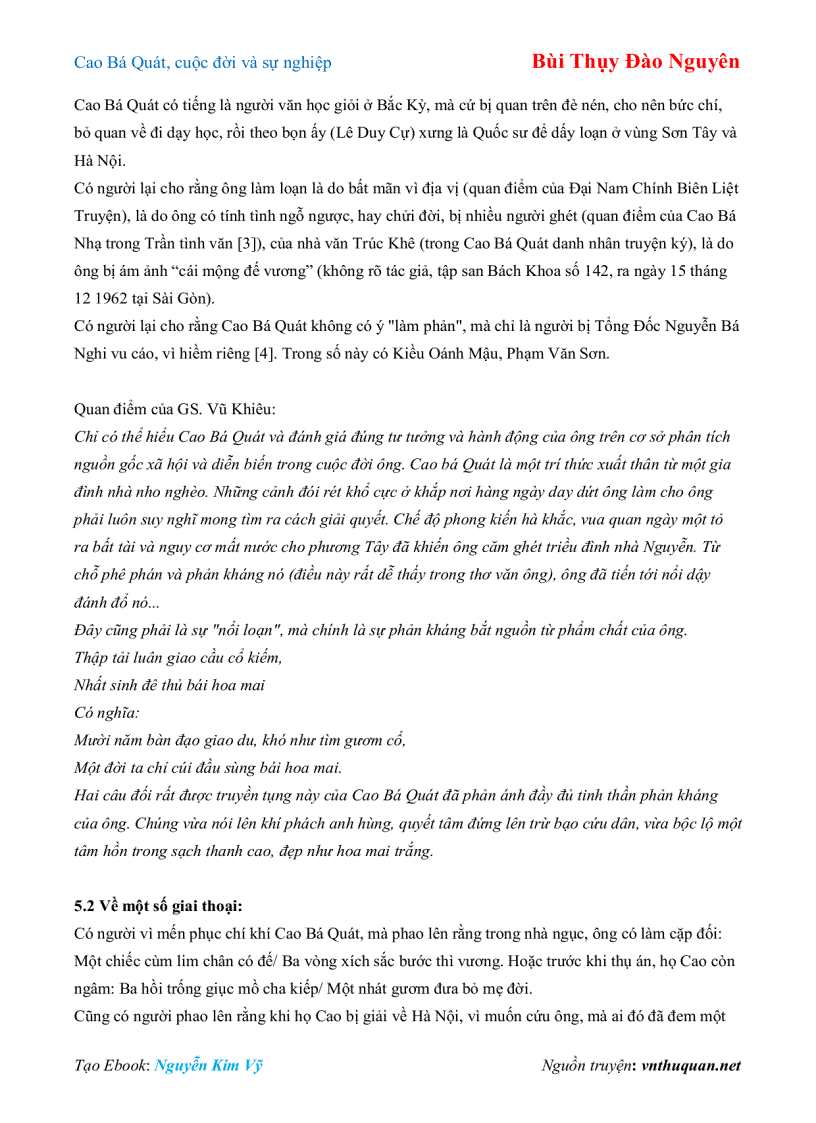 image for page Ebook Cao Bá Quát cuộc đời và sự nghiệp Bùi Thụy Đào Nguyên