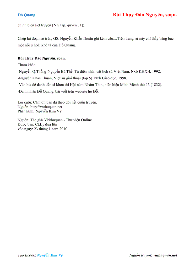 image for page Ebook Đỗ Quang Bùi Thụy Đào Nguyên soạn