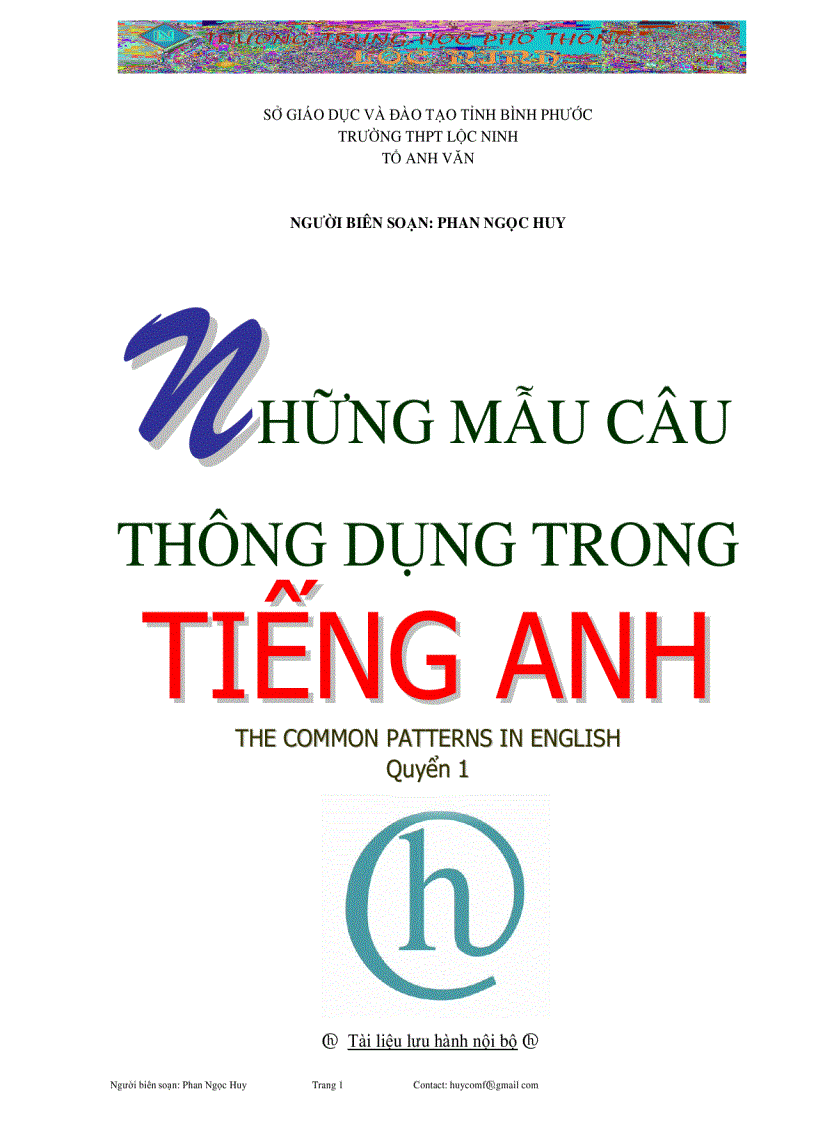 image for page Những mấu câu thông dụng trong tiếng Anh