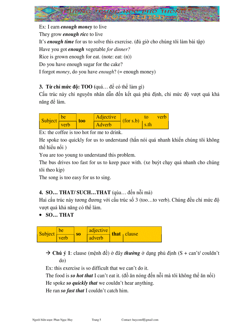image for page Những mấu câu thông dụng trong tiếng Anh