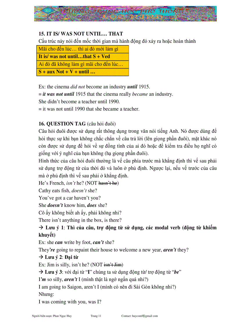 image for page Những mấu câu thông dụng trong tiếng Anh