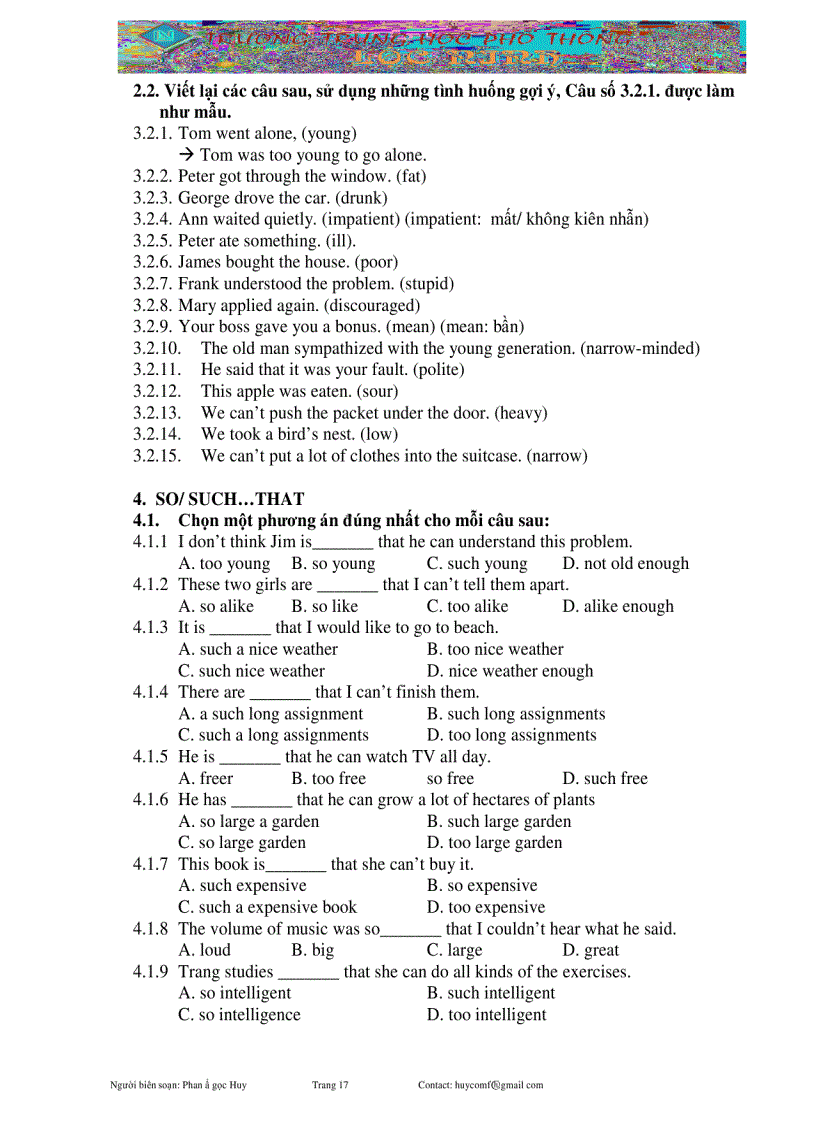 image for page Những mấu câu thông dụng trong tiếng Anh