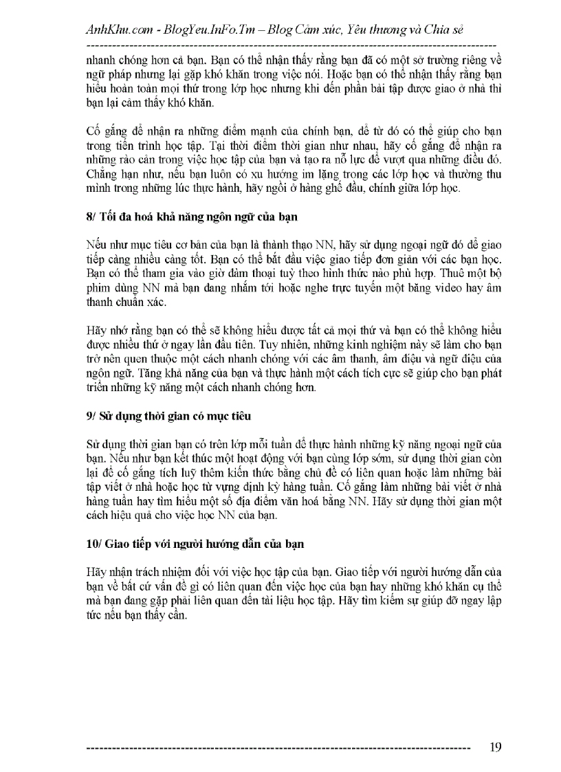 image for page Cách học tiếng anh có hiệu quả