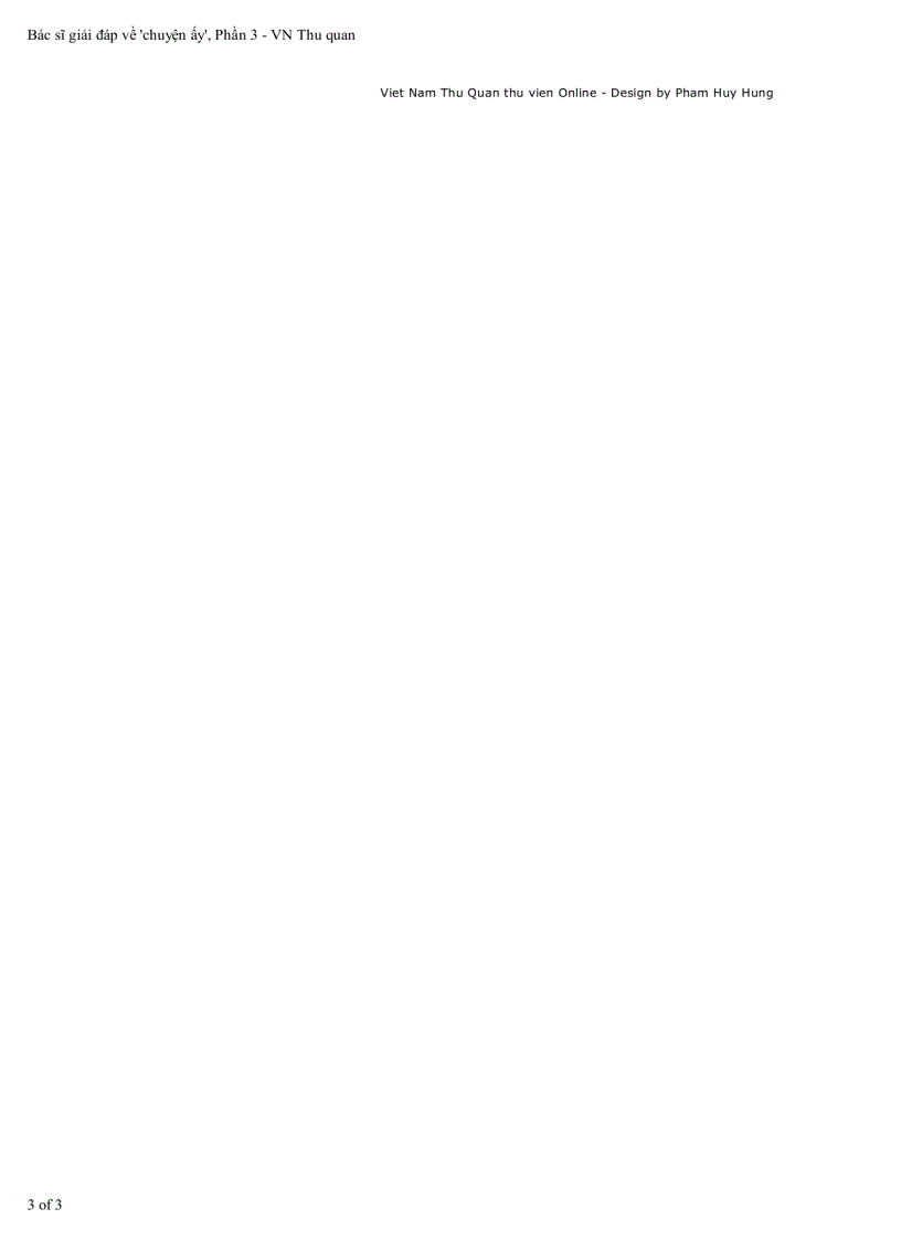 image for page Hỏi đáp với bác sỹ về tình dục