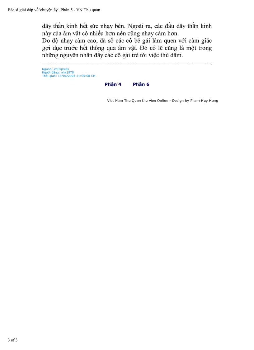 image for page Hỏi đáp với bác sỹ về tình dục