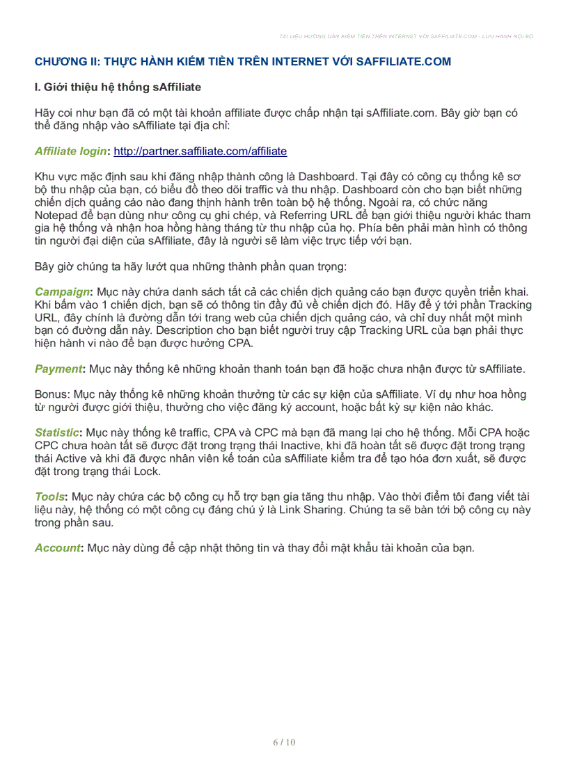 image for page Tài liệu hướng dẫn kiếm tiền với Affiliate căn bản
