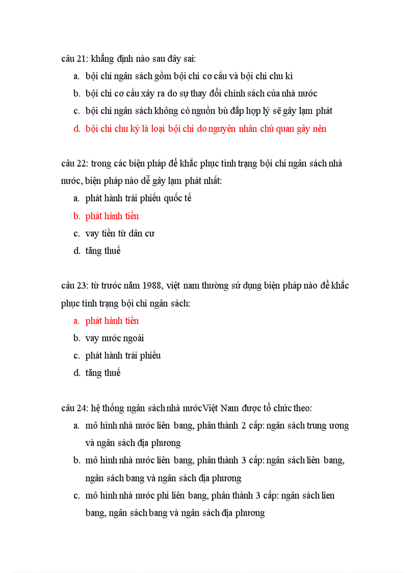 image for page Đề thi trắc nghiệm tài chính tiền tệ