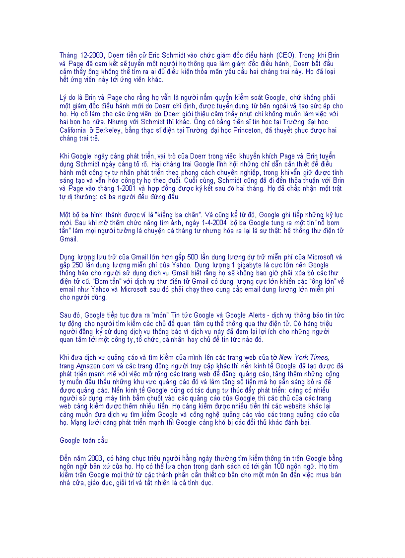 image for page Câu chuyện thần kỳ con đường thành công của google