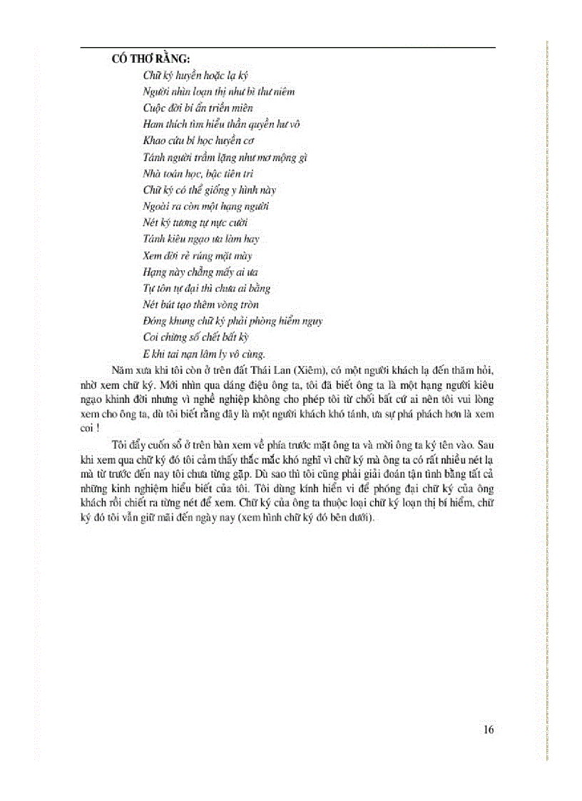 image for page Huyền bí đời người Nghệ thuật xem chữ ký