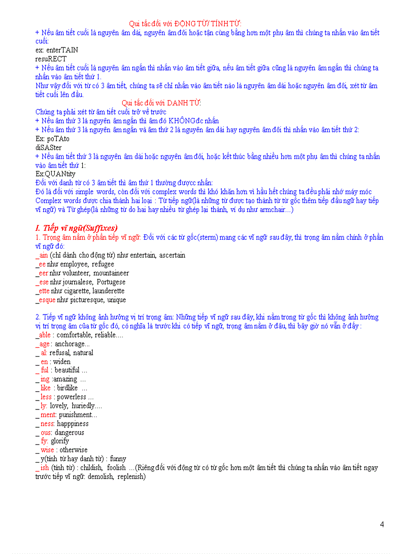 image for page Trọng âm trong tiếng anh