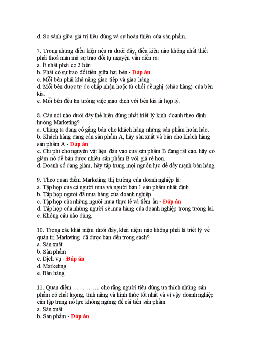 image for page ĐỀ thi và đáp án môn maketing căn bản