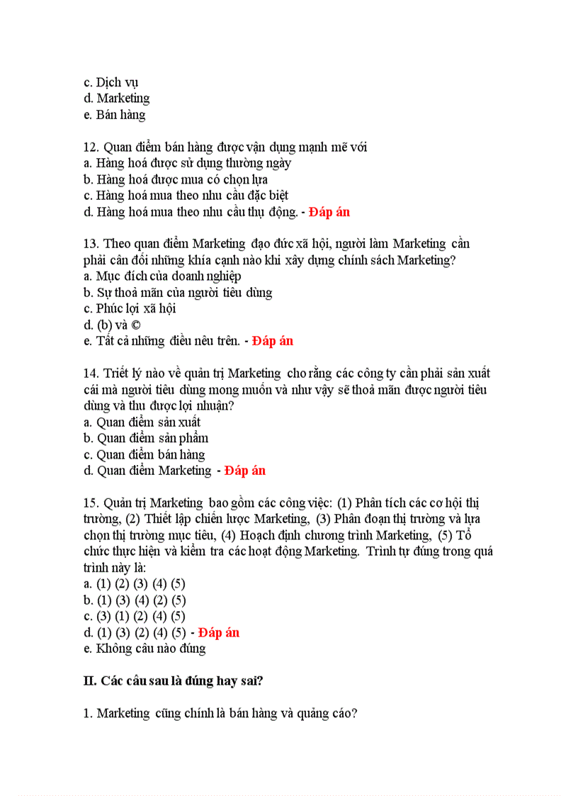 image for page ĐỀ thi và đáp án môn maketing căn bản