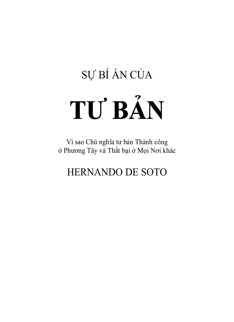 image for page Sự bí ẩn của tư bản