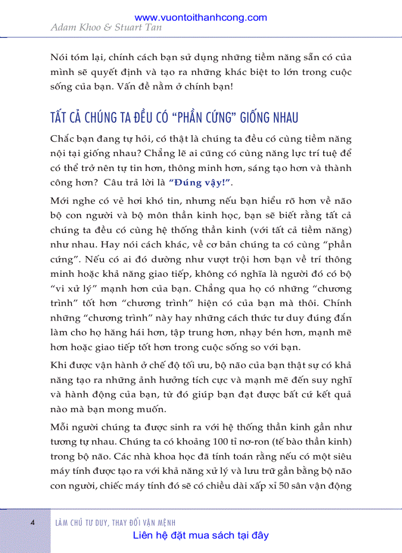 image for page Làm chủ tư duy thay đổi vận mệnh