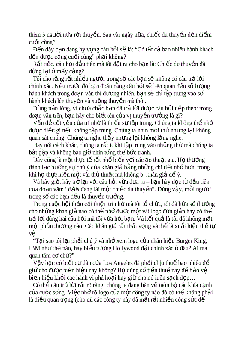 image for page Bí mật của một trí nhớ siêu phàm Dịch giả Bùi Như Quỳnh