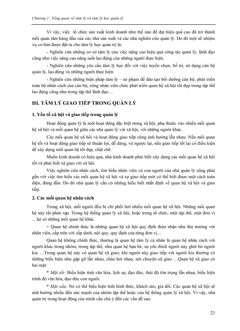 image for page Tâm lý quản lí