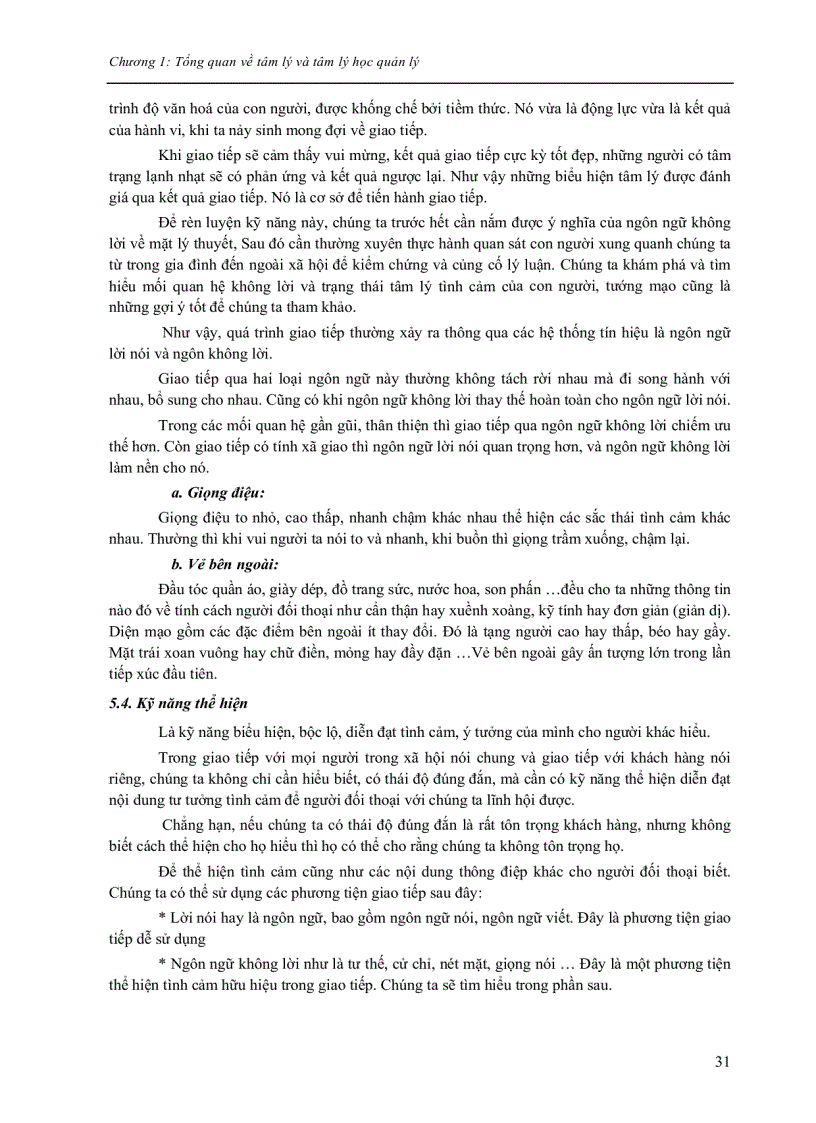 image for page Tâm lý quản lí