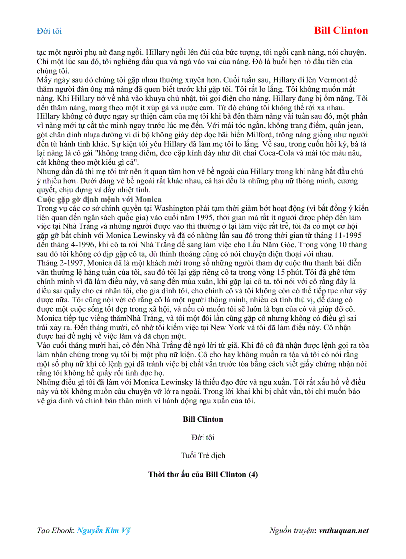 image for page Ebook Đời tôi Bill Clinton