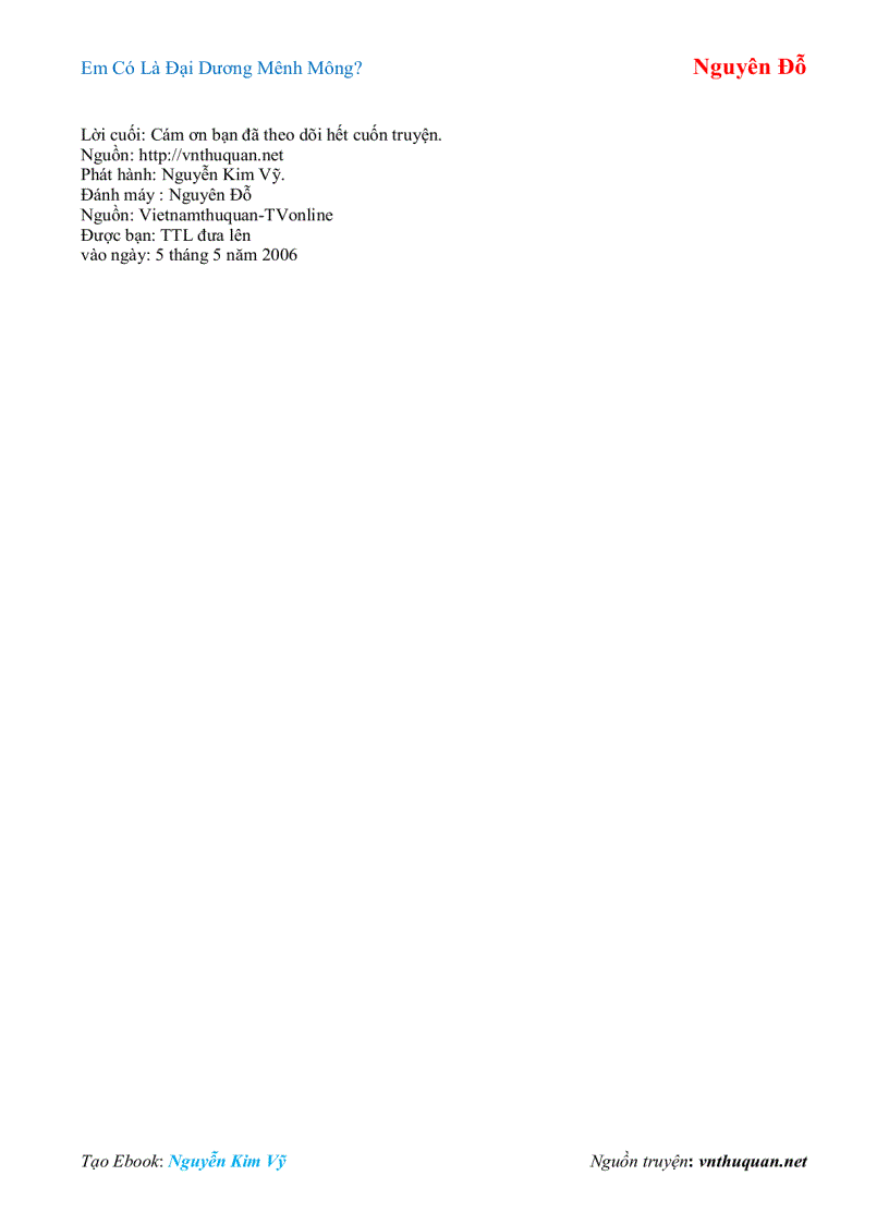 image for page Ebook Em Có Là Đại Dương Mênh Mông Nguyên Đỗ