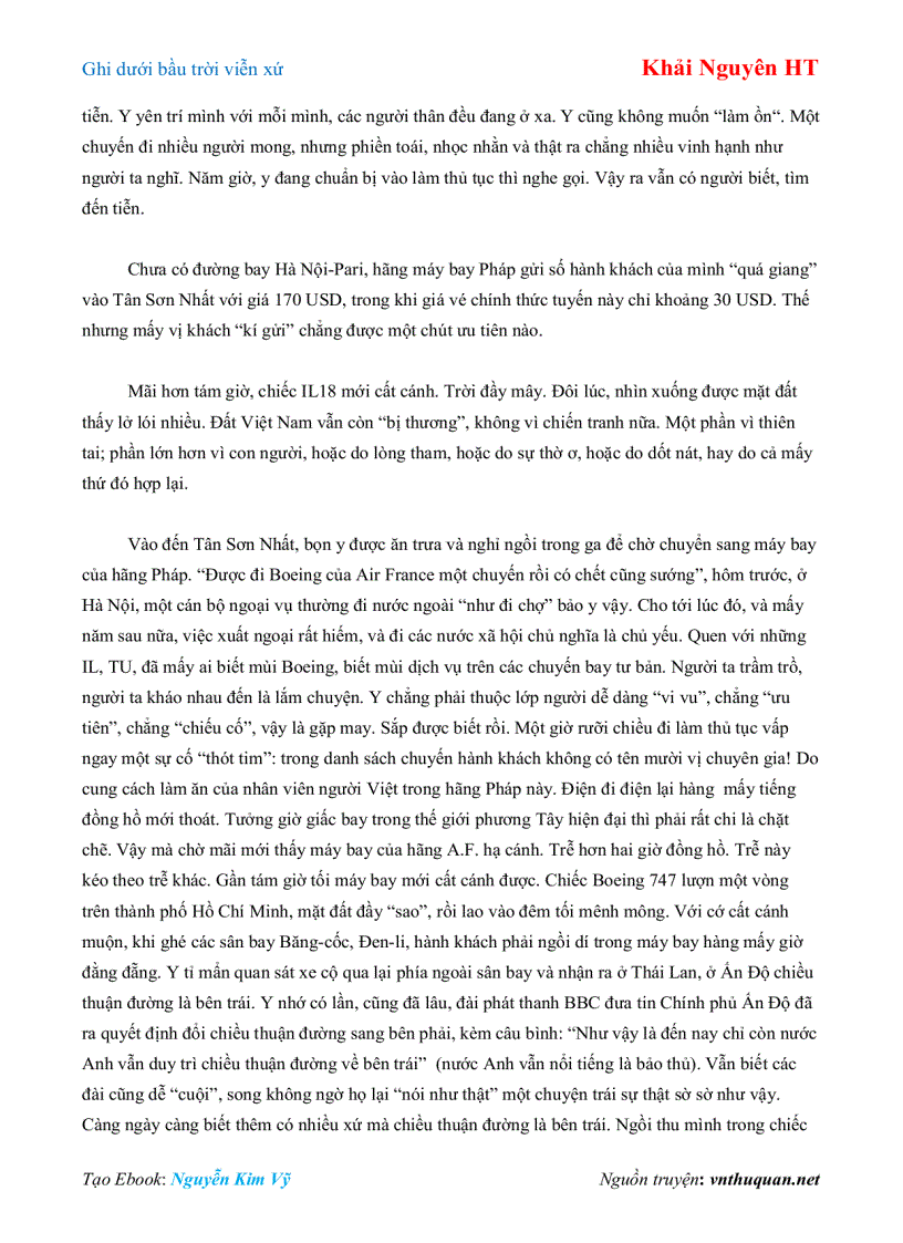 image for page Ebook Ghi dưới bầu trời viễn xứ Khải Nguyên HT