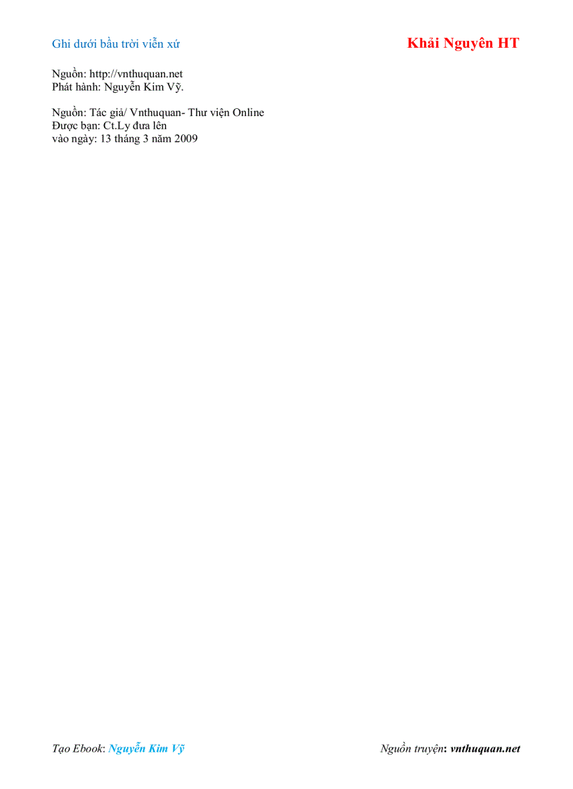 image for page Ebook Ghi dưới bầu trời viễn xứ Khải Nguyên HT