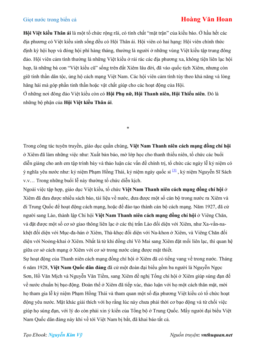 Ebook Giọt nước trong biển cả Hoàng Văn Hoan - preview 160788