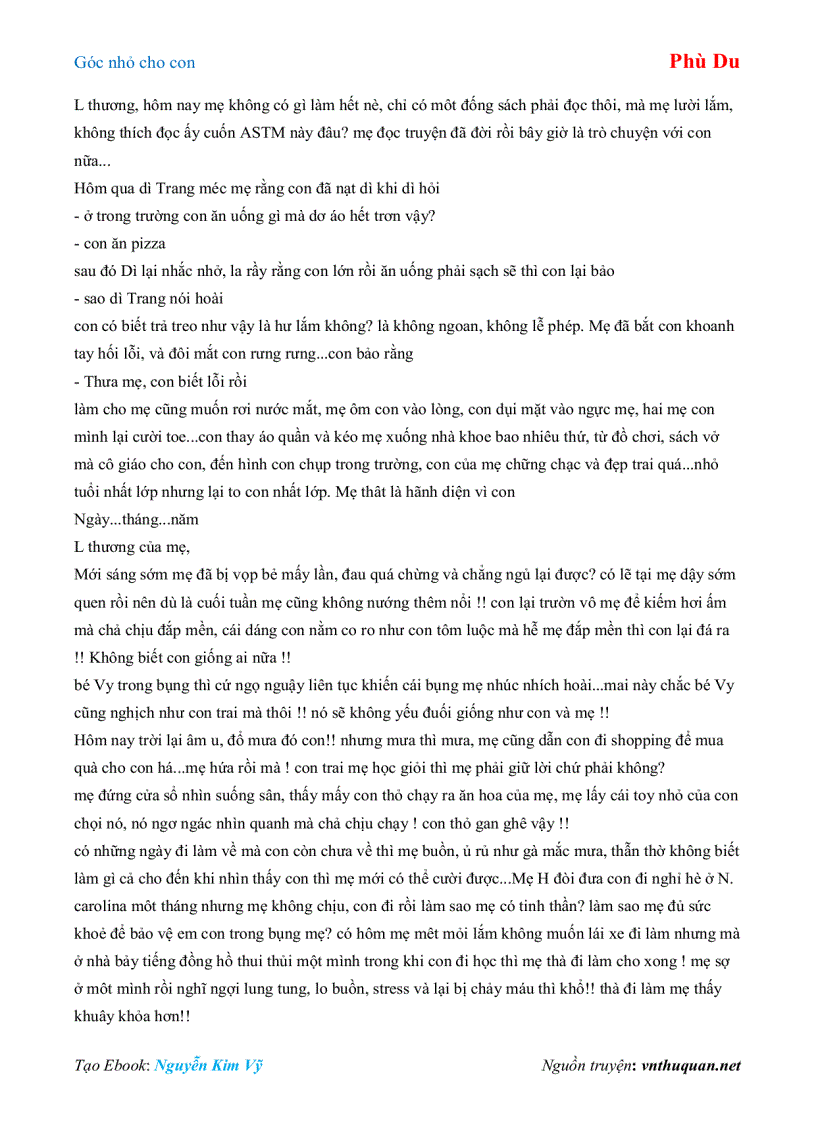 image for page Ebook Góc nhỏ cho con Phù Du