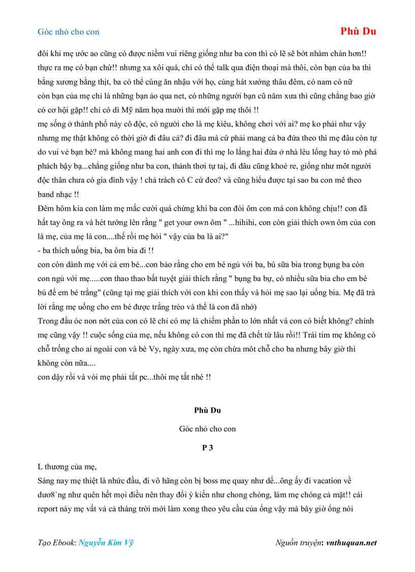 image for page Ebook Góc nhỏ cho con Phù Du