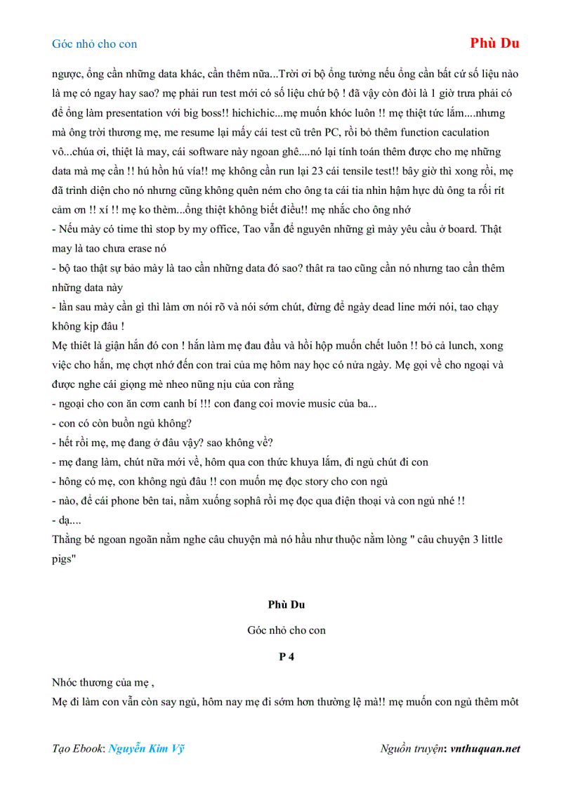 image for page Ebook Góc nhỏ cho con Phù Du