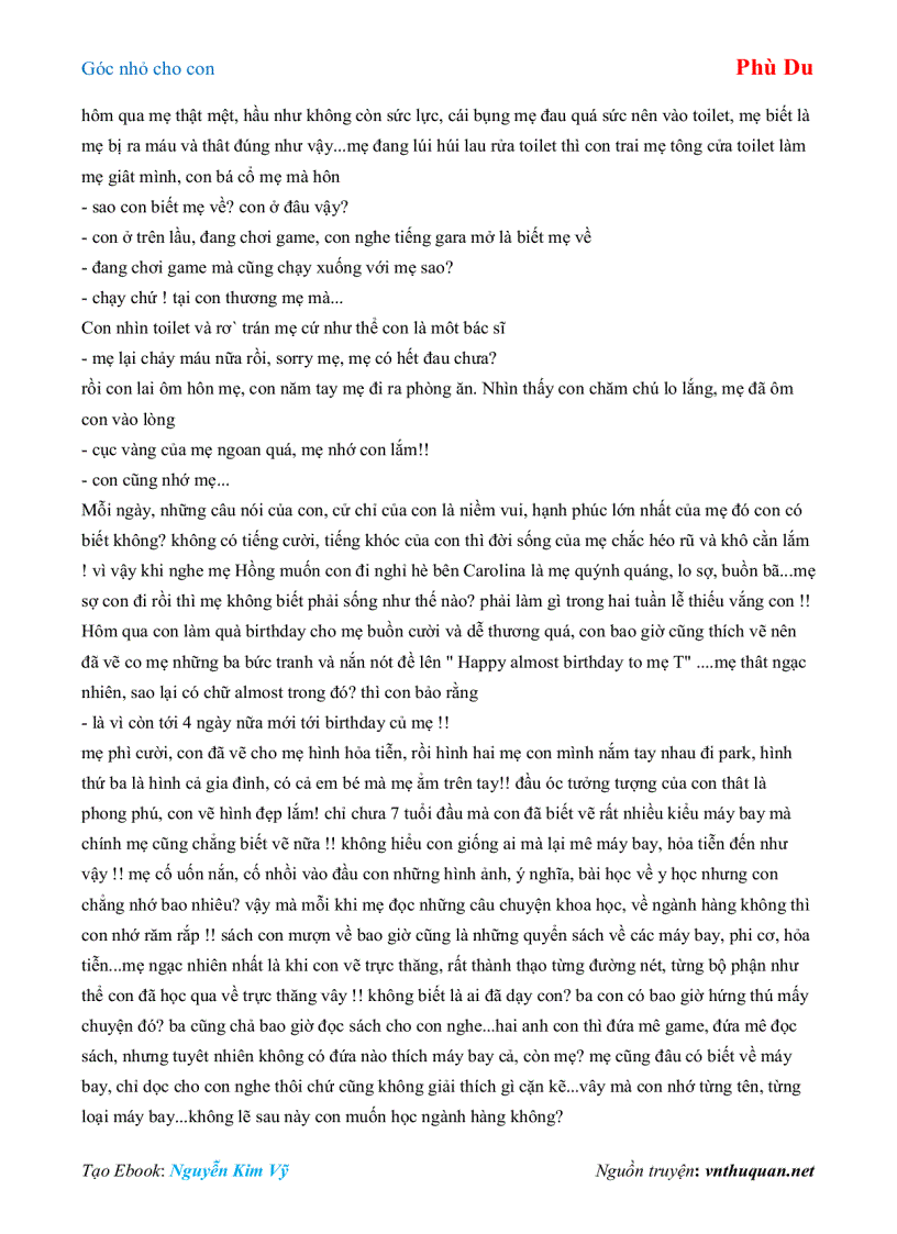 image for page Ebook Góc nhỏ cho con Phù Du