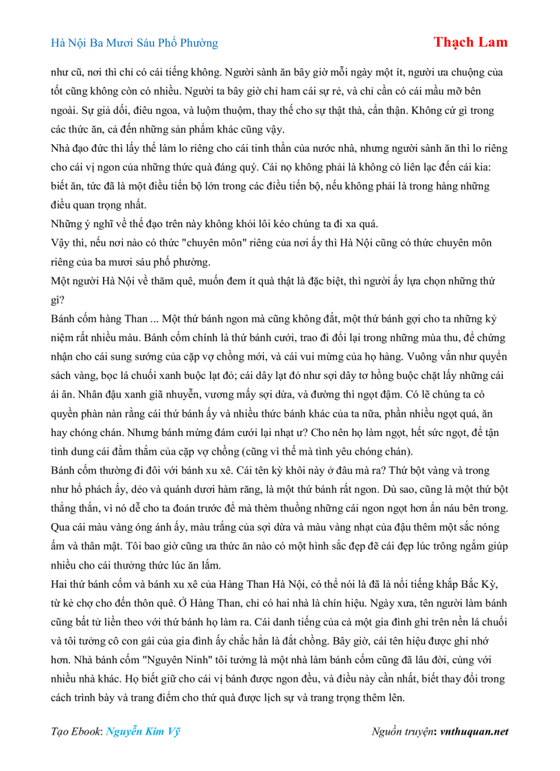 image for page Ebook Hà Nội Ba Mươi Sáu Phố Phường Thạch Lam