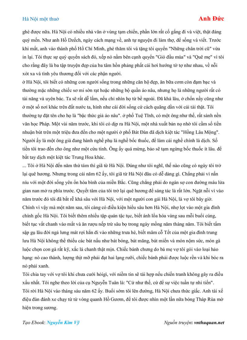 image for page Ebook Hà Nội một thuở Anh Đức