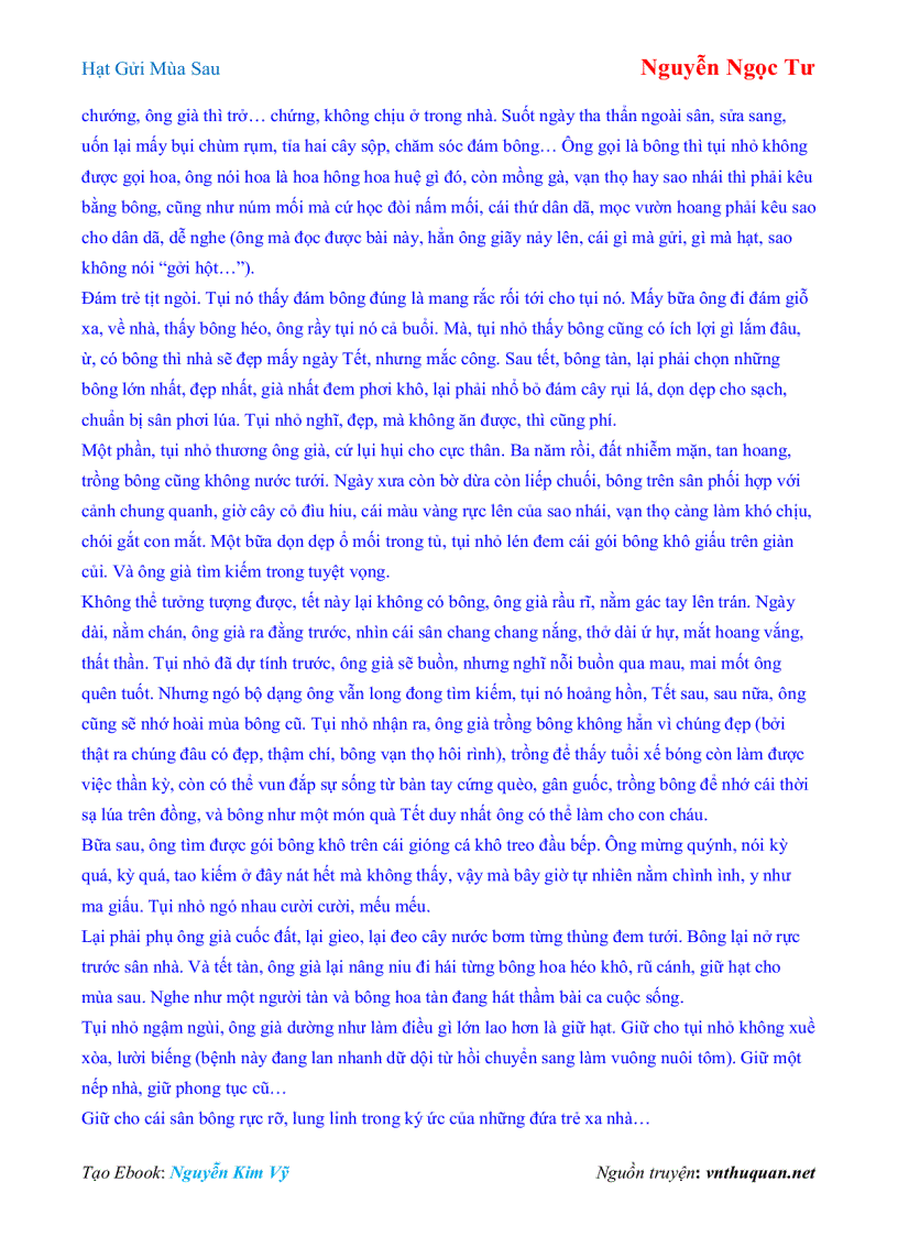 image for page Ebook Hạt Gửi Mùa Sau Nguyễn Ngọc Tư