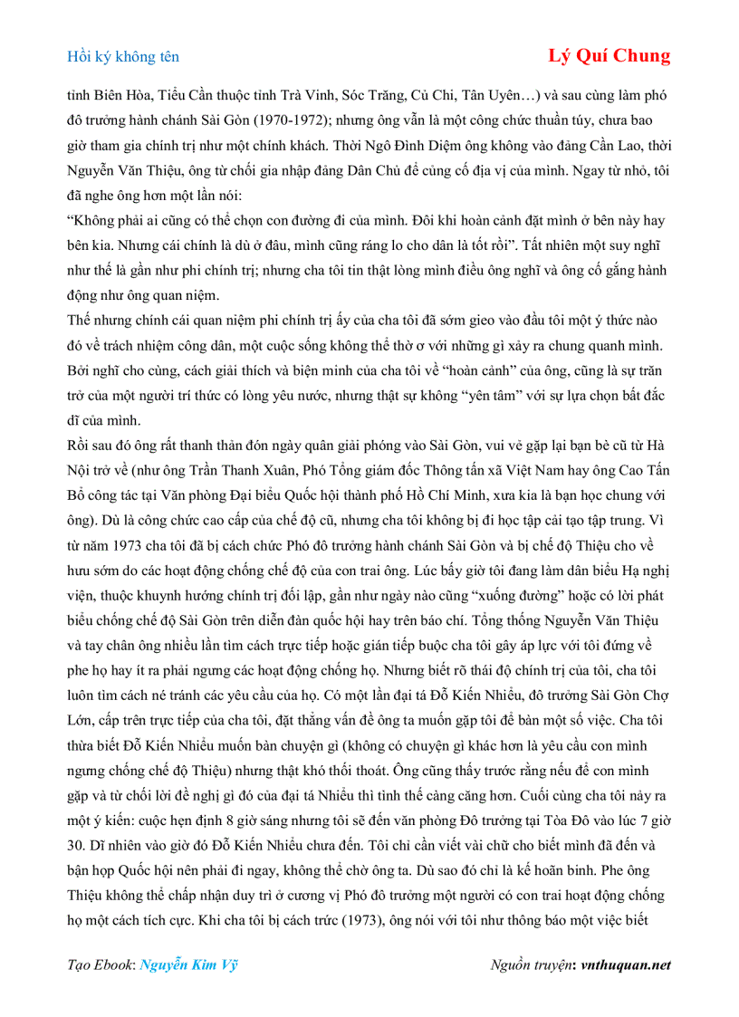 image for page Ebook Hồi ký không tên Lý Quí Chung