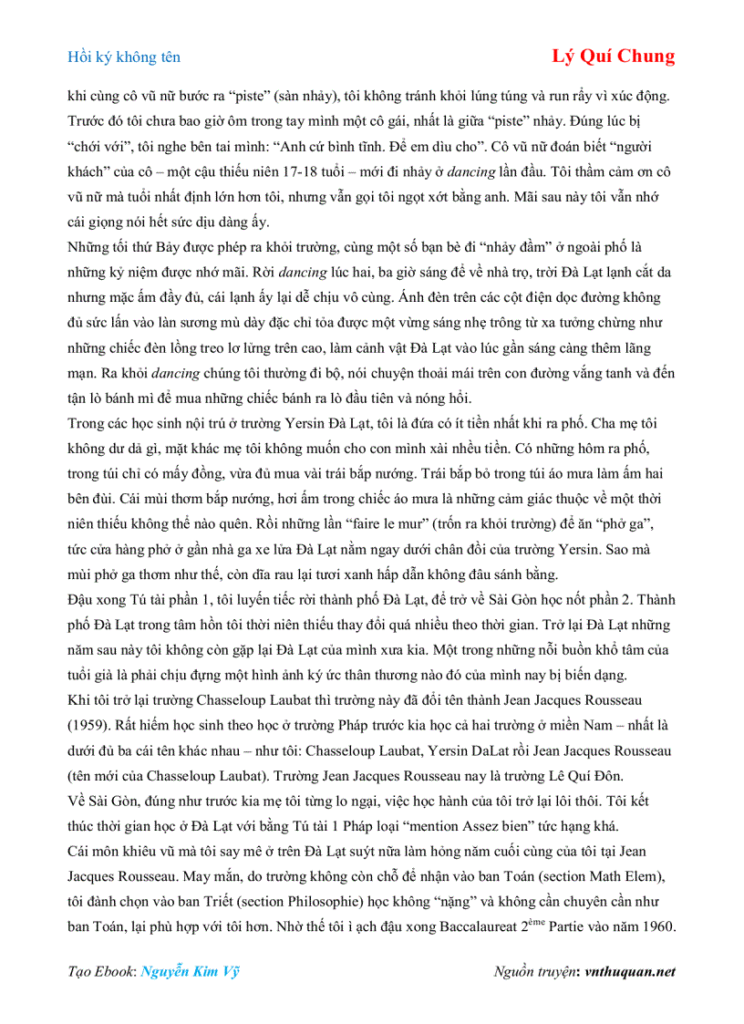 image for page Ebook Hồi ký không tên Lý Quí Chung