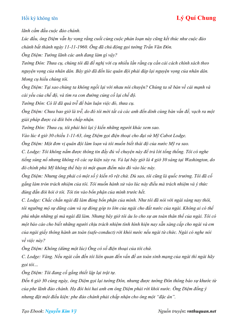 image for page Ebook Hồi ký không tên Lý Quí Chung