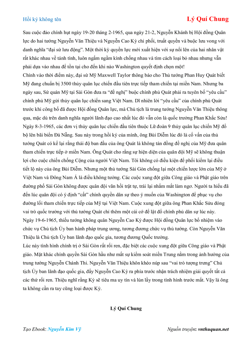 image for page Ebook Hồi ký không tên Lý Quí Chung