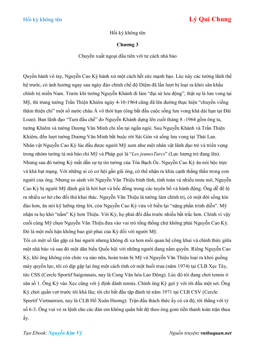 image for page Ebook Hồi ký không tên Lý Quí Chung