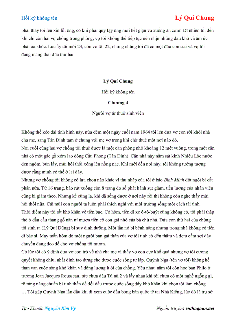 image for page Ebook Hồi ký không tên Lý Quí Chung