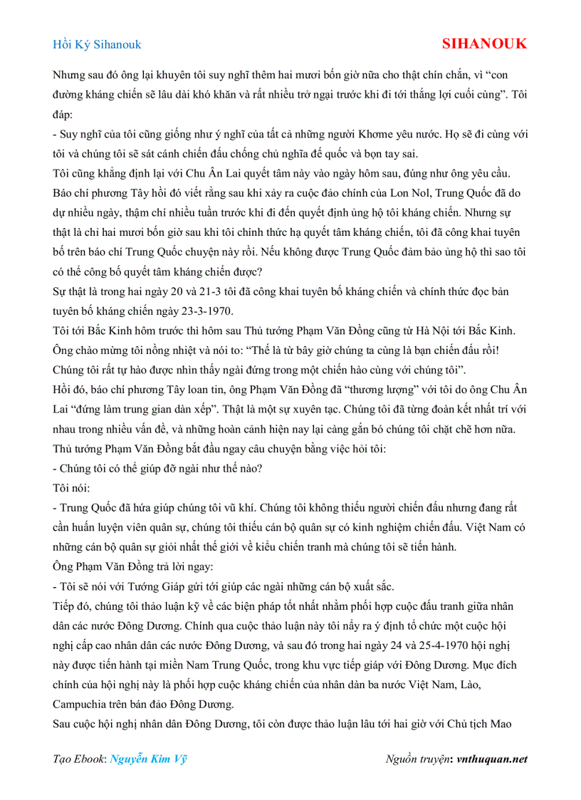 image for page Ebook Hồi Ký Sihanouk SIHANOUK