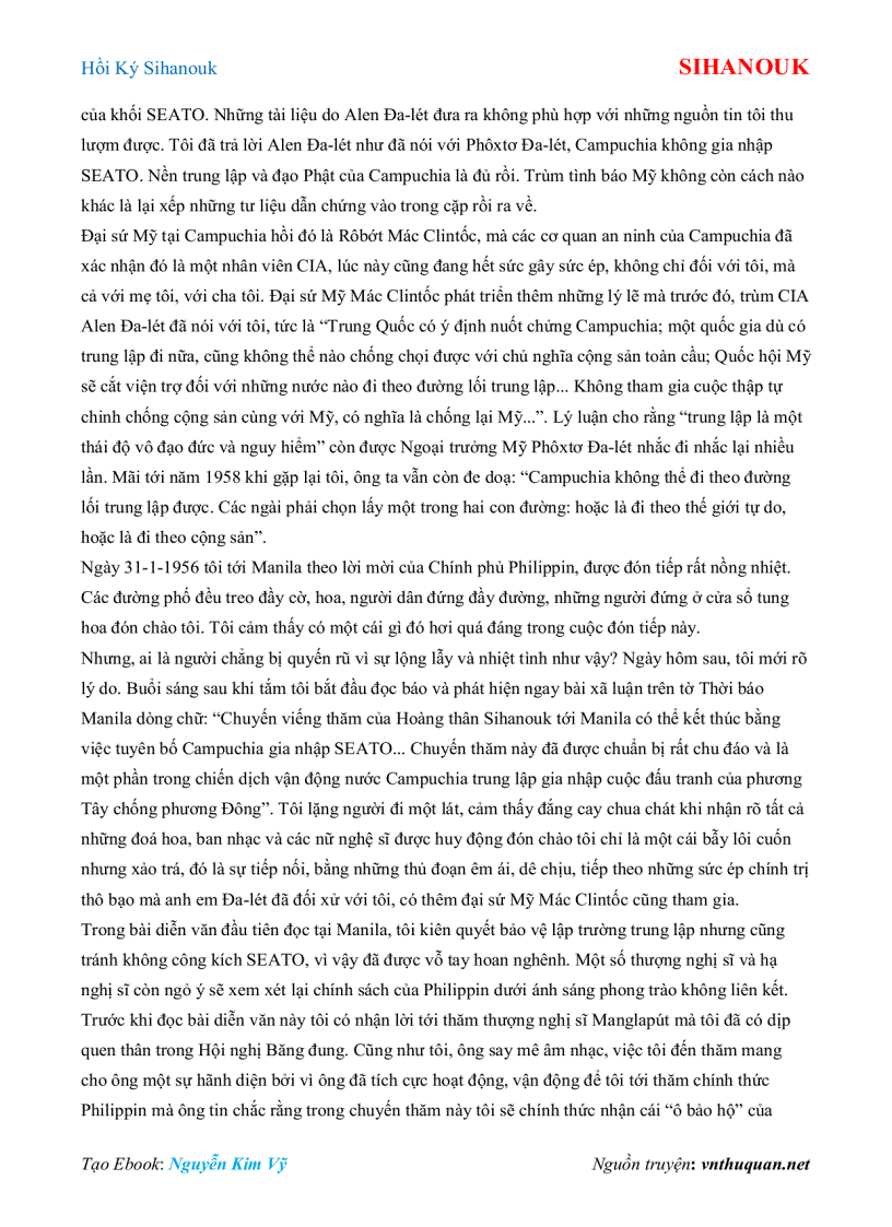 image for page Ebook Hồi Ký Sihanouk SIHANOUK